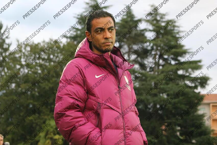 foto IPP/rana massimo Biella 18/09/2024 calcio femminile champions league women 2024/2025 Juventus women vs PSG paris saint germain nella foto : coach Fabrice Abriel JUVENTUS FEM-PSG FEM (3-1) 