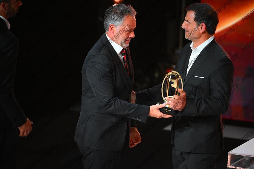 mola (ugo) lievremont (marc) LA NUIT DU RUGBY meilleur staff du top 14 