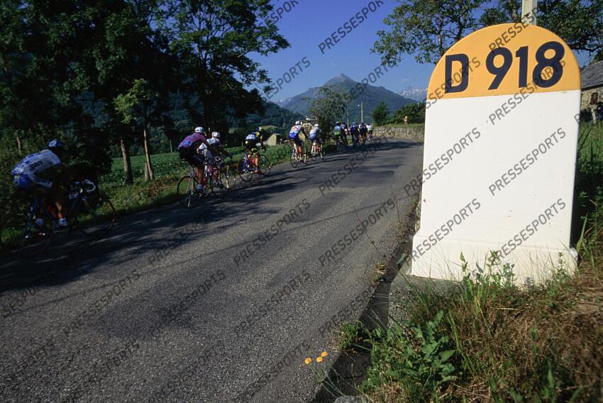 borne route D918 ARGELES GAZOST/PAMPELUNE 