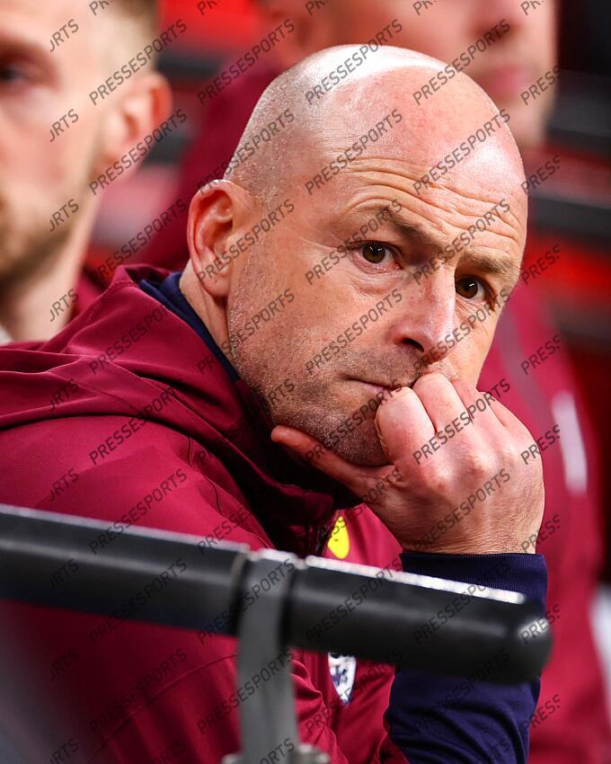 10 October 2024, London - UEFA Nations League - England v Greece - England interim manager Lee Carsley - Photo: Jacques Feeney / Offside. ANGLETERRE-GRECE (1-2) 