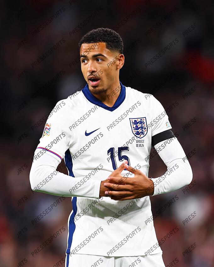 10 October 2024, London - UEFA Nations League - England v Greece - Levi Colwill of England - Photo: Jacques Feeney / Offside. ANGLETERRE-GRECE (1-2) 