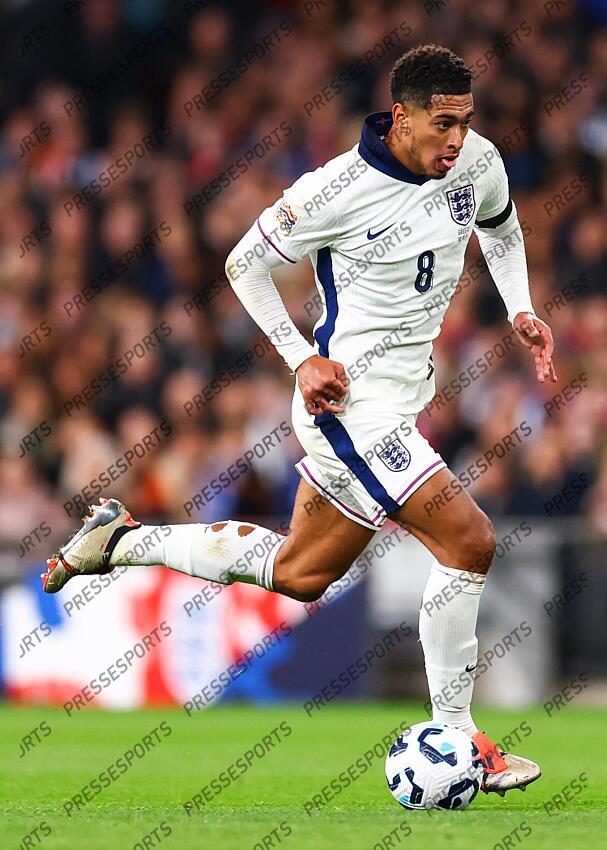 10 October 2024, London - UEFA Nations League - England v Greece - Jude Bellingham of England - Photo: Jacques Feeney / Offside. ANGLETERRE-GRECE (1-2) 