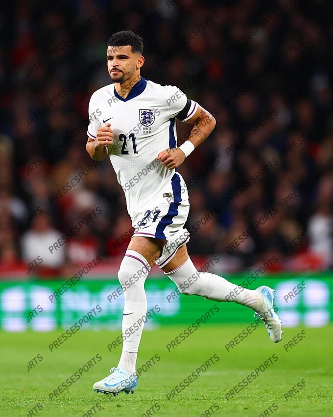10 October 2024, London - UEFA Nations League - England v Greece - Dominic Solanke of England - Photo: Jacques Feeney / Offside. ANGLETERRE-GRECE (1-2) 
