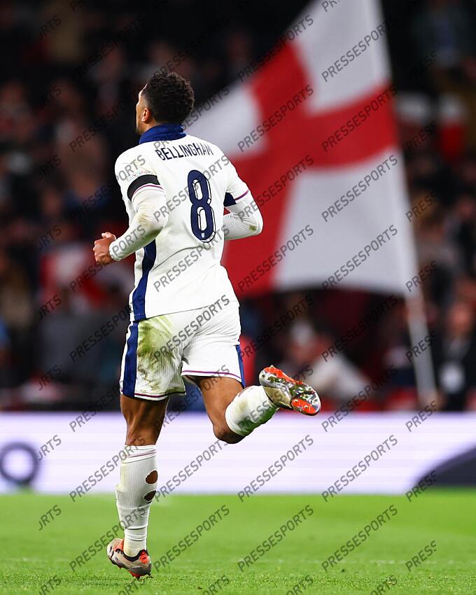 10 October 2024, London - UEFA Nations League - England v Greece - Jude Bellingham of England - Photo: Jacques Feeney / Offside. ANGLETERRE-GRECE (1-2) 