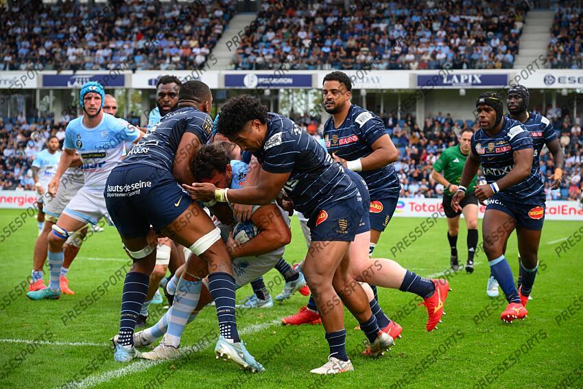 woki (cameron) paulos (lucas) kaitu'u (feleti) BAYONNE-RACING 92 (32-15) palu (boris) ben arous (eddy) 
