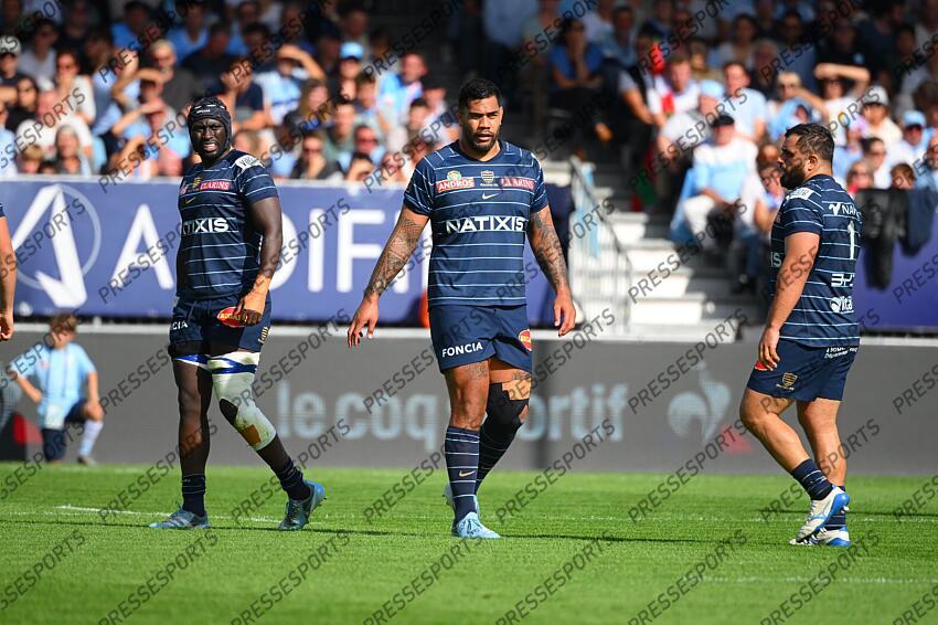diallo (ibrahim) taofifenua (romain) gogichashvili (guram) BAYONNE-RACING 92 (32-15) 
