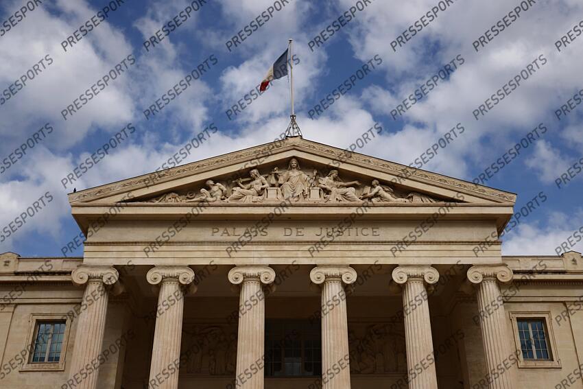 vue exterieure du TRIBUNAL CORRECTIONNEL de Marseille PROCES AGENTS DE JOUEURS 