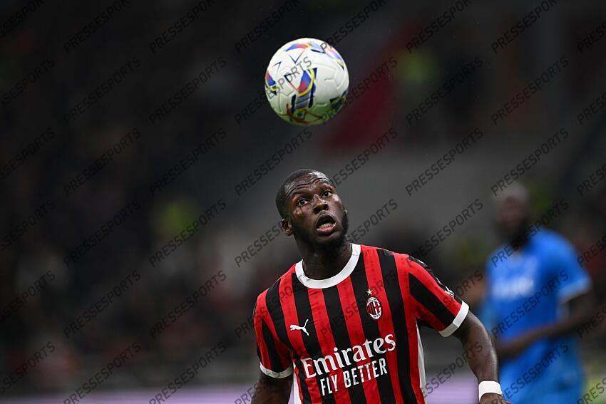 Yunus Musah (Milan) during the Italian Serie A match between Milan 0-2 Napoli at Giuseppe Meazza Stadium on October 29, 2024 in Milano, Italy. (Photo by Maurizio Borsari/AFLO) AC MILAN-NAPLES (0-2) 