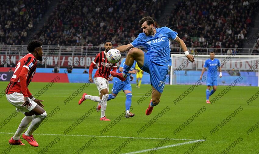 Foto IPP/Paolo Bona Milano 29/10//2024 Campionato Serie A di Calcio stagione 2024/2025 partita Milan-Napoli Nella foto Khvicha Kvaratskhelia Italy Photo Press Worldwide Copyright AC MILAN-NAPLES (0-2) 