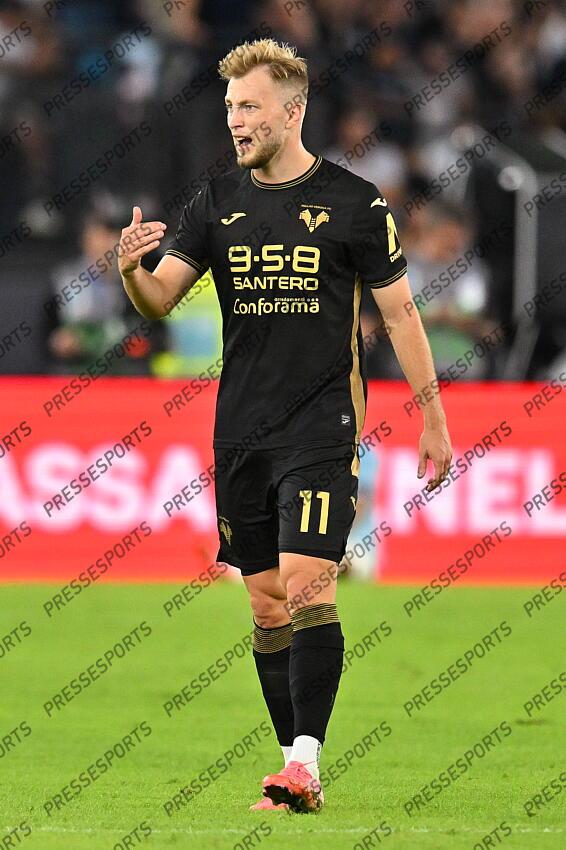 Foto IPP/Roberto Ramaccia Roma 16/9/2024 Campionato di Calcio Serie A 2024/2025 Lazio vs Hellas Verona Nella foto Casper Tengstedt Italy Photo Press - World Copyright LAZIO-HELLAS VERONE (2-1) 