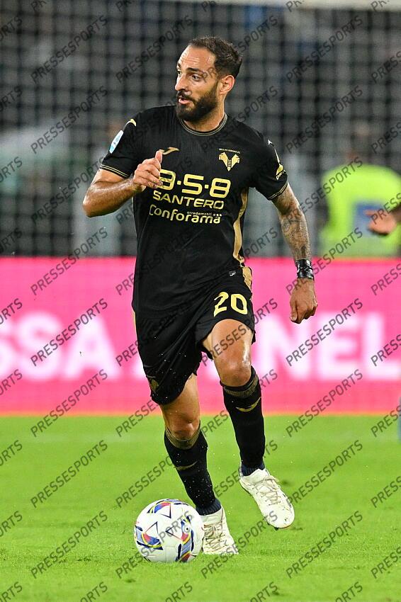 Foto IPP/Roberto Ramaccia Roma 16/9/2024 Campionato di Calcio Serie A 2024/2025 Lazio vs Hellas Verona Nella foto Grigoris Kastanos in azione palla al piede Italy Photo Press - World Copyright LAZIO-HELLAS VERONE (2-1) 