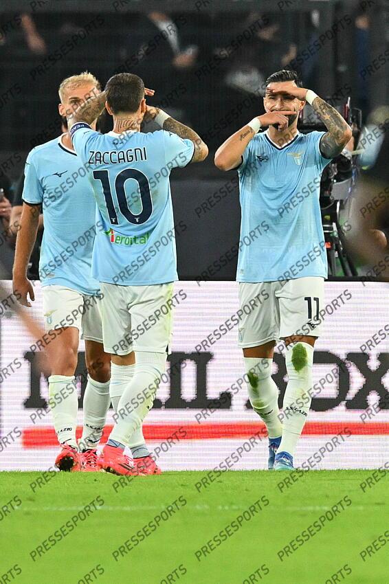 Foto IPP/Roberto Ramaccia Roma 16/9/2024 Campionato di Calcio Serie A 2024/2025 Lazio vs Hellas Verona Nella foto Valentin Castellanos esulta dopo aver segnato il gol del 2-1 Italy Photo Press - World Copyright LAZIO-HELLAS VERONE (2-1) 