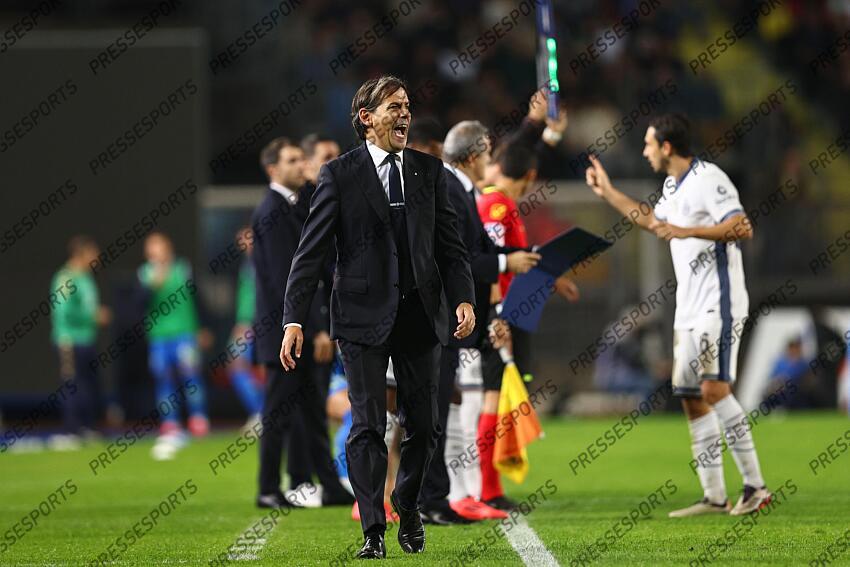 Simone Inzaghi Coach (Inter) during the Italian Serie A " match between Empoli 0-3 Inter at Carlo Castellani Stadium on October 30, 2024 in Empoli, Italy. (Photo by Maurizio Borsari/AFLO) EMPOLI-INTER MILAN (0-3) 