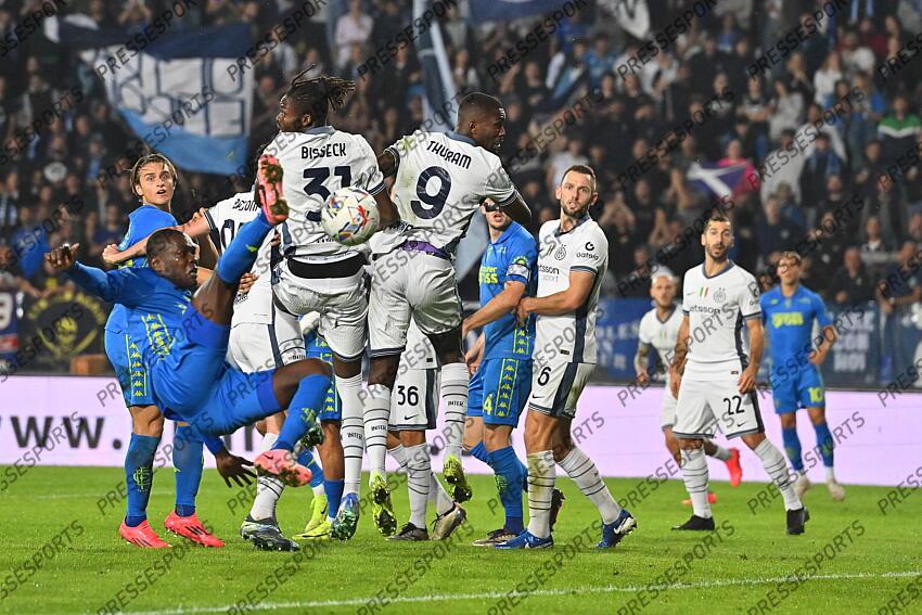 Foto IPP/Roberto Ramaccia Empoli 30/10/2024 Campionato di Calcio Serie A 2024/2025 Empoli vs Inter Nella foto Emmanuel Gyasi occasione gol Italy Photo Press - World Copyright EMPOLI-INTER MILAN (0-3) 