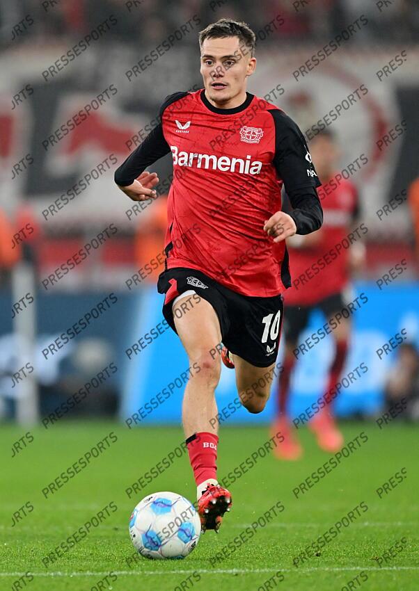 Florian Wirtz (Leverkusen) Leverkusen, 01.11.2024, Fussball, Bundesliga, Bayer 04 Leverkusen - VfB Stuttgart BAYER LEVERKUSEN-VfB STUTTGART (0-0) 