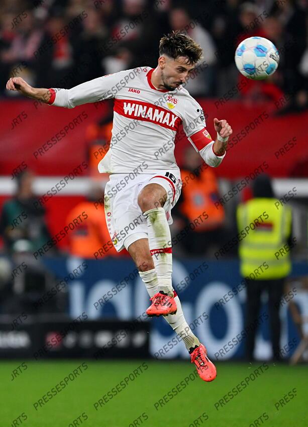 Atakan Karazor (Stuttgart) Leverkusen, 01.11.2024, Fussball, Bundesliga, Bayer 04 Leverkusen - VfB Stuttgart BAYER LEVERKUSEN-VfB STUTTGART (0-0) 
