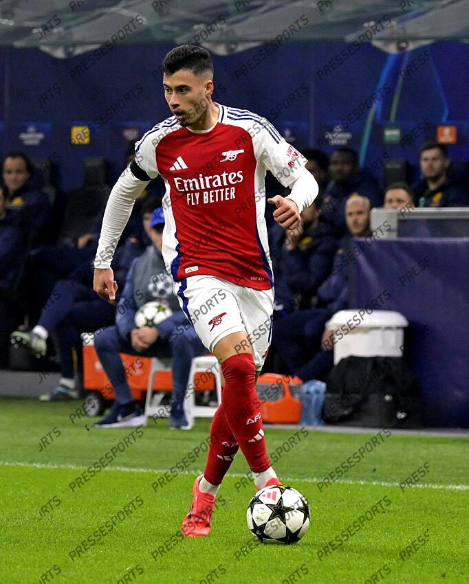 Foto IPP/Paolo Bona Milano 06/11//2024 UEFA Champions League di Calcio stagione 2024/2025 partita Inter-Arsenal Nella foto Gabriel Martinelli Italy Photo Press Worldwide Copyright INTER MILAN-ARSENAL (1-0) 