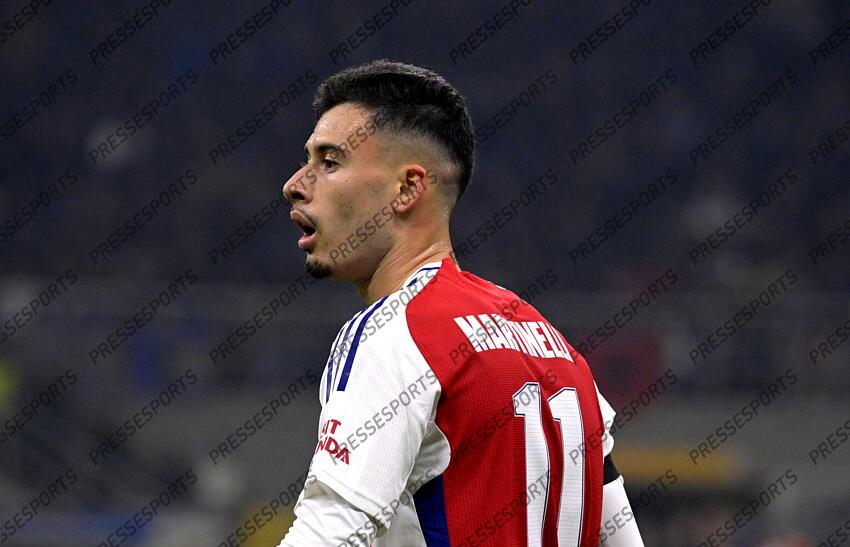 Foto IPP/Paolo Bona Milano 06/11//2024 UEFA Champions League di Calcio stagione 2024/2025 partita Inter-Arsenal Nella foto Gabriel Martinelli Italy Photo Press Worldwide Copyright INTER MILAN-ARSENAL (1-0) 