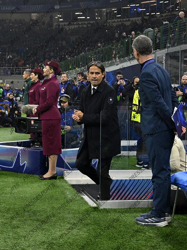 Foto IPP/Paolo Bona Milano 06/11//2024 UEFA Champions League di Calcio stagione 2024/2025 partita Inter-Arsenal Nella foto Simone Inzaghi, allenatore dell’Inter Italy Photo Press Worldwide Copyright INTER MILAN-ARSENAL (1-0) 