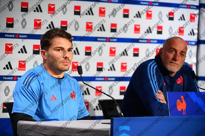 dupont (antoine) arlettaz (patrick) STAGE FRANCE entrainement du capitaine avant France / Japon 