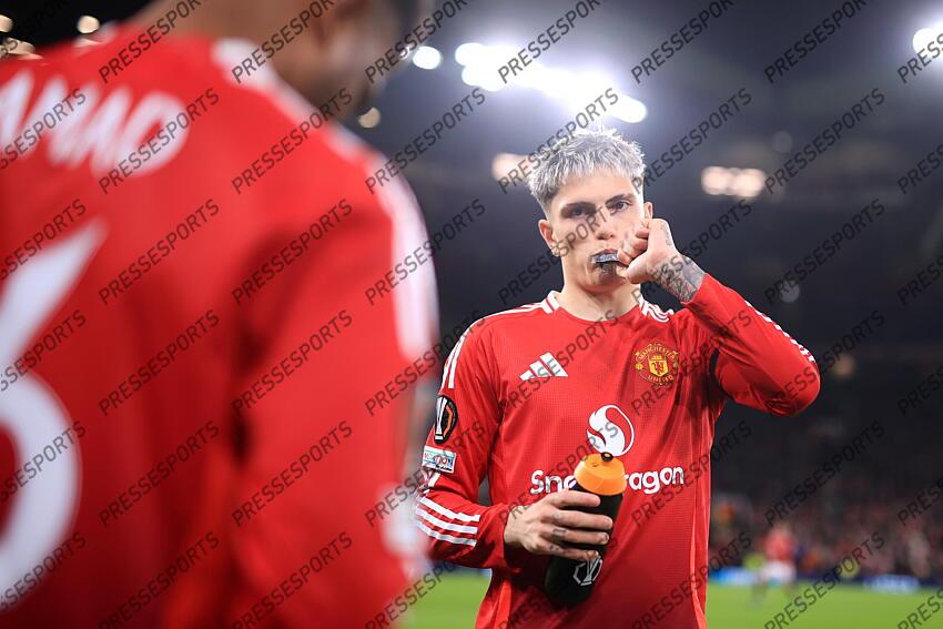 7th November 2024 - UEFA Europa League - League Phase - Manchester United v PAOK Salonika - Alejandro Garnacho of Manchester United - Photo: Simon Stacpoole / Offside. MANCHESTER UNITED-PAOK SALONIQUE (2-0) 