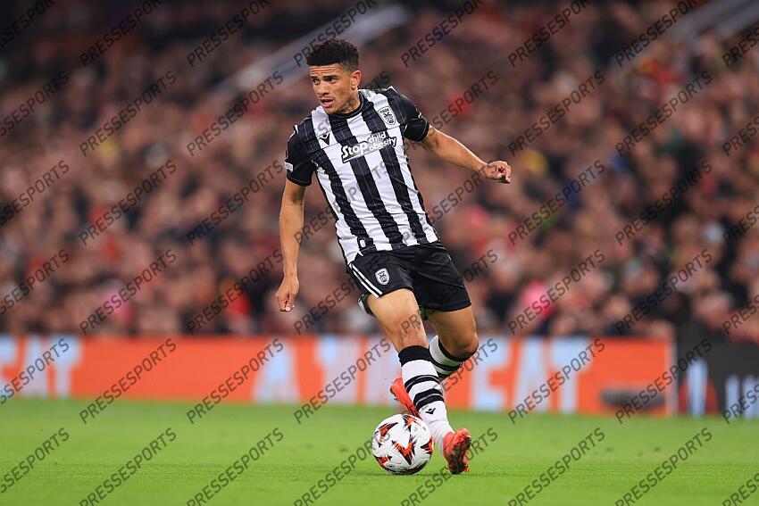 7th November 2024 - UEFA Europa League - League Phase - Manchester United v PAOK Salonika - Taison of PAOK Salonika - Photo: Simon Stacpoole / Offside. MANCHESTER UNITED-PAOK SALONIQUE (2-0) 