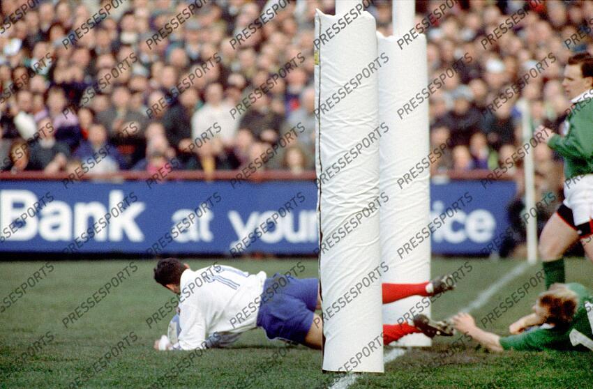 RUGBY TOURNOI DES 5 NATIONS 1991 IRLANDE-FRANCE