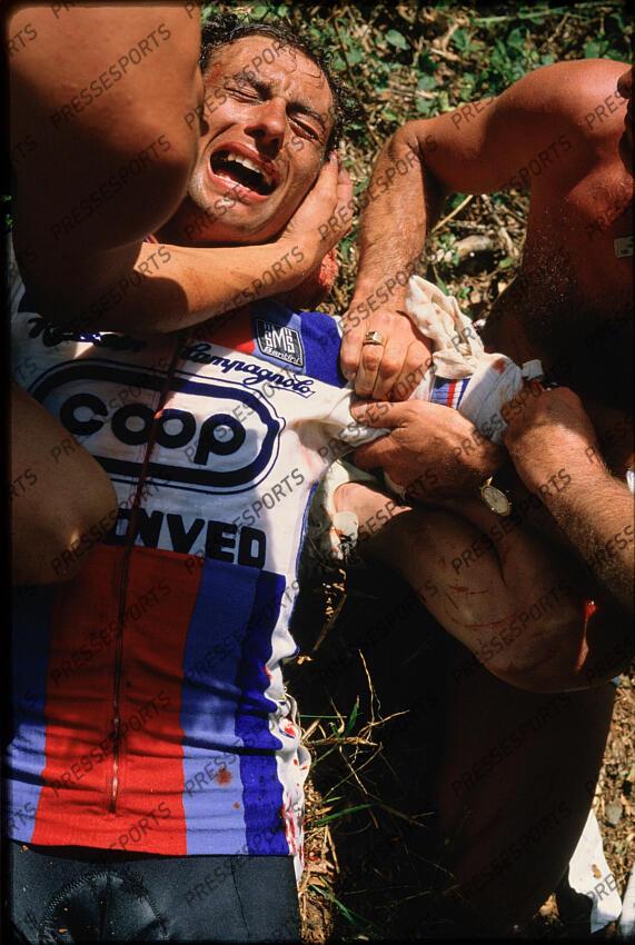 PIERRE BAZZO TOUR DE FRANCE 1984 assistance medicale 