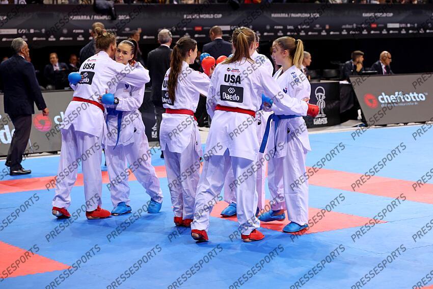 equipe femme combat agier (alizee) (fra) avazeri (lea) (fra) yvon (sydney) (fra) COMBAT FEMMES 