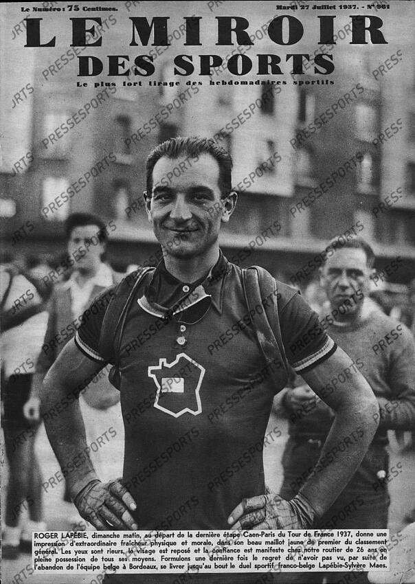 CYCLISME TOUR DE FRANCE 1937 1937 TOUR DE FRANCE 1937