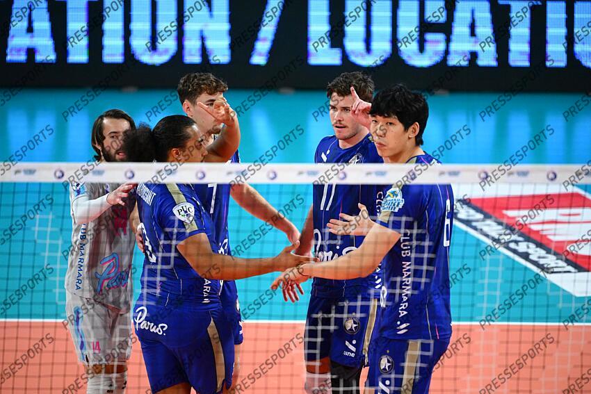 chaboissant (anatole) derouillon (pierre) peng (shikun) PARIS VOLLEY-TOURS (1-3) 
