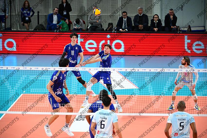 derouillon (pierre) PARIS VOLLEY-TOURS (1-3) 
