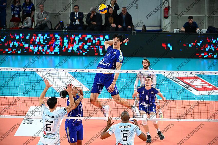 peng (shikun) PARIS VOLLEY-TOURS (1-3) 