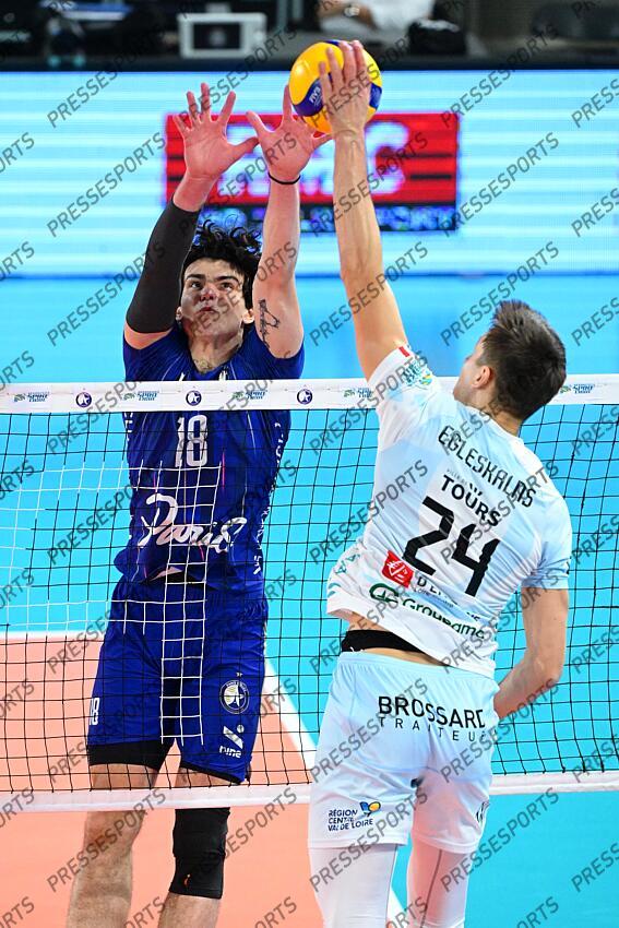 mujanovic (nik) egleskalns (hermans) PARIS VOLLEY-TOURS (1-3) 