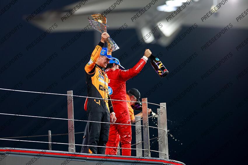 #4 Lando Norris (GBR, McLaren Formula 1 Team), F1 Grand Prix of Abu Dhabi at Yas Marina Circuit on December 8, 2024 in Abu Dhabi, United Arab Emirates. (Photo by HOCH ZWEI) GRAND PRIX D'ABU DHABI 