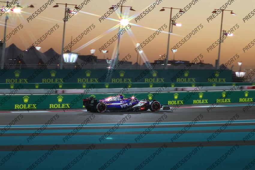 08.12.2024, Yas Marina Circuit, Abu Dhabi, VAE, FIA, Formel 1, Grosser Preis von Abu Dhabi, Rennen, im Bild Yuki Tsunoda (Visa Cash App RB Formula One Team Racing Bulls, #22) // during the Race for the FIA Formula One Grand Prix of Abu Dhabi at the Yas Marina Circuit in Abu Dhabi, United Arab Emirates on 2024/12/08. EXPA Pictures © 2024, PhotoCredit: EXPA/ Eibner-Pressefoto/ Annika Graf ATTENTION - OUT of GER GRAND PRIX D'ABU DHABI 