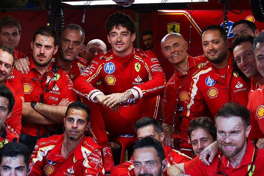 #16 Charles Leclerc (MCO, Scuderia Ferrari HP), F1 Grand Prix of Abu Dhabi at Yas Marina Circuit on December 8, 2024 in Abu Dhabi, United Arab Emirates. (Photo by HOCH ZWEI) GRAND PRIX D'ABU DHABI 
