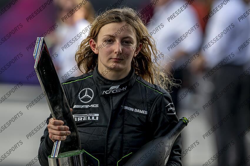 Jeddah - Doriane Pin . De racedag, ronde 02 van de Formule 1 Grand Prix 2024 vindt plaats in Jeddah, Saoedi-Arabie. ANP / HOLLANDSE HOOGTE / MICHAEL POTTS 