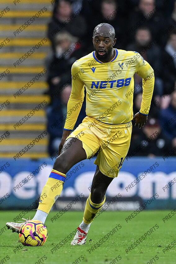 26.12.2024, Goldsands Stadium, Bournemouth, ENG, Premier League, AFC Bournemouth vs Crystal Palace, 18. Runde, im Bild Jean-Philippe Mateta of Crystal Palace // Jean-Philippe Mateta of Crystal Palace during the Premier League 18th round match between AFC Bournemouth and Crystal Palace at the Goldsands Stadium in Bournemouth, England on 2024/12/26. EXPA Pictures © 2024, PhotoCredit: EXPA/ Focus Images/ Jeremy Landey ATTENTION - for AUT, GER, FRA, ITA, SUI, POL, CRO, SLO only BOURNEMOUTH-CRYSTAL PALACE (0-0) 