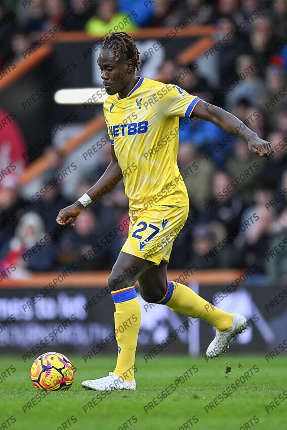 26.12.2024, Goldsands Stadium, Bournemouth, ENG, Premier League, AFC Bournemouth vs Crystal Palace, 18. Runde, im Bild Trevoh Chalobah of Crystal Palace // Trevoh Chalobah of Crystal Palace during the Premier League 18th round match between AFC Bournemouth and Crystal Palace at the Goldsands Stadium in Bournemouth, England on 2024/12/26. EXPA Pictures © 2024, PhotoCredit: EXPA/ Focus Images/ Jeremy Landey ATTENTION - for AUT, GER, FRA, ITA, SUI, POL, CRO, SLO only BOURNEMOUTH-CRYSTAL PALACE (0-0) 