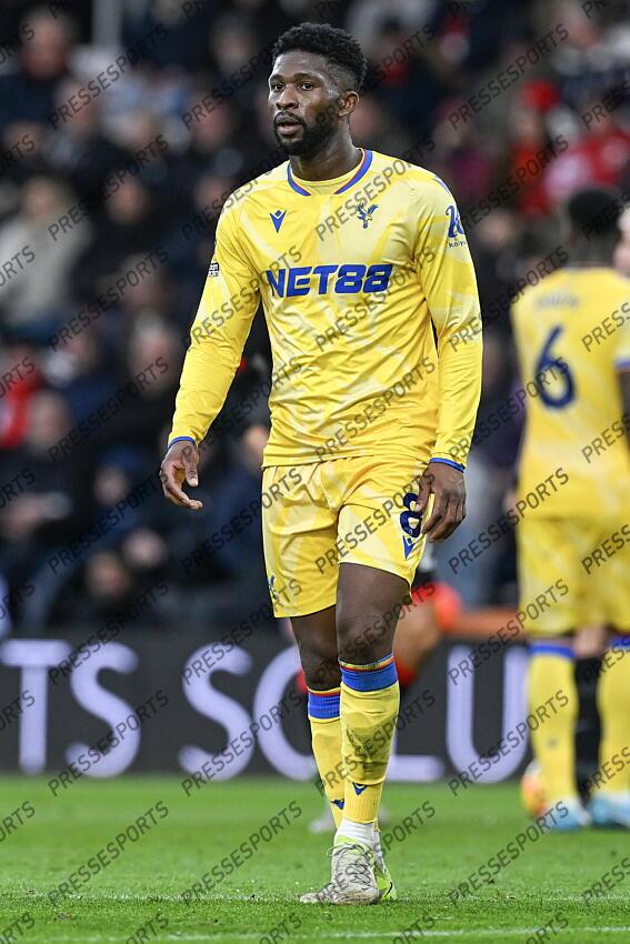 26.12.2024, Goldsands Stadium, Bournemouth, ENG, Premier League, AFC Bournemouth vs Crystal Palace, 18. Runde, im Bild Jefferson Lerma of Crystal Palace c // Jefferson Lerma of Crystal Palace c during the Premier League 18th round match between AFC Bournemouth and Crystal Palace at the Goldsands Stadium in Bournemouth, England on 2024/12/26. EXPA Pictures © 2024, PhotoCredit: EXPA/ Focus Images/ Jeremy Landey ATTENTION - for AUT, GER, FRA, ITA, SUI, POL, CRO, SLO only BOURNEMOUTH-CRYSTAL PALACE (0-0) 