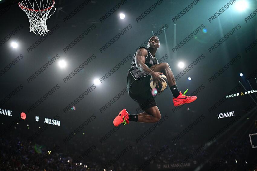 nwamu (ike) ALL STAR FRANCE-ALL STAR MONDE (141-149 ap) concours de Dunks Slam dunk Contest 