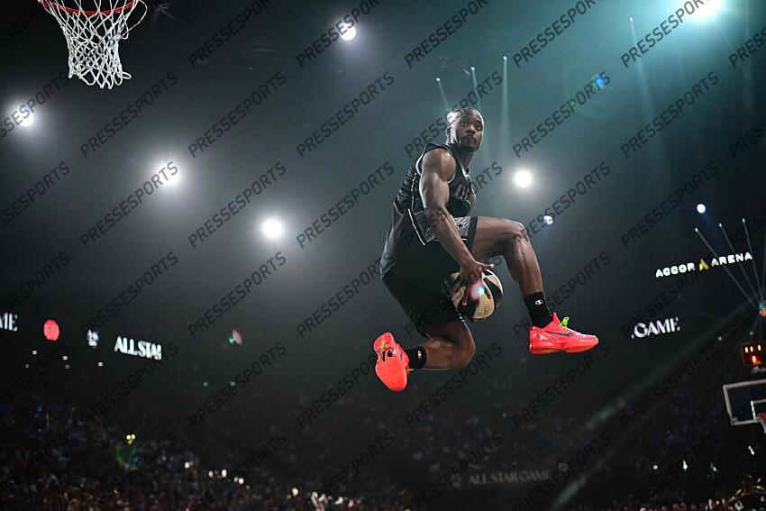 nwamu (ike) ALL STAR FRANCE-ALL STAR MONDE (141-149 ap) concours de Dunks Slam dunk Contest 