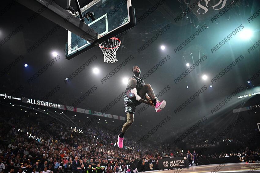 narace (williams) ALL STAR FRANCE-ALL STAR MONDE (141-149 ap) concours de Dunks Slam dunk Contest 
