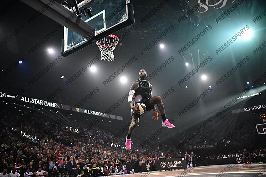 narace (williams) ALL STAR FRANCE-ALL STAR MONDE (141-149 ap) concours de Dunks Slam dunk Contest 