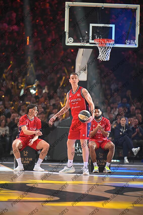 lang (nicolas) ALL STAR FRANCE-ALL STAR MONDE (141-149 ap) goudou sinha (enzo) hudgins (trevor) CONCOURS DE TIRS A 3 POINTS 