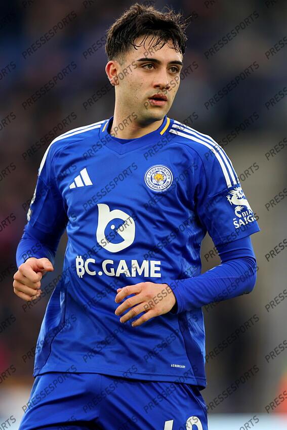 29 December 2024 Leicester - Premier League football - Leicester City v Manchester City - Facundo Buonanotte of Leicester City. (Photo by Mark Leech). LEICESTER-MANCHESTER CITY (0-2) 