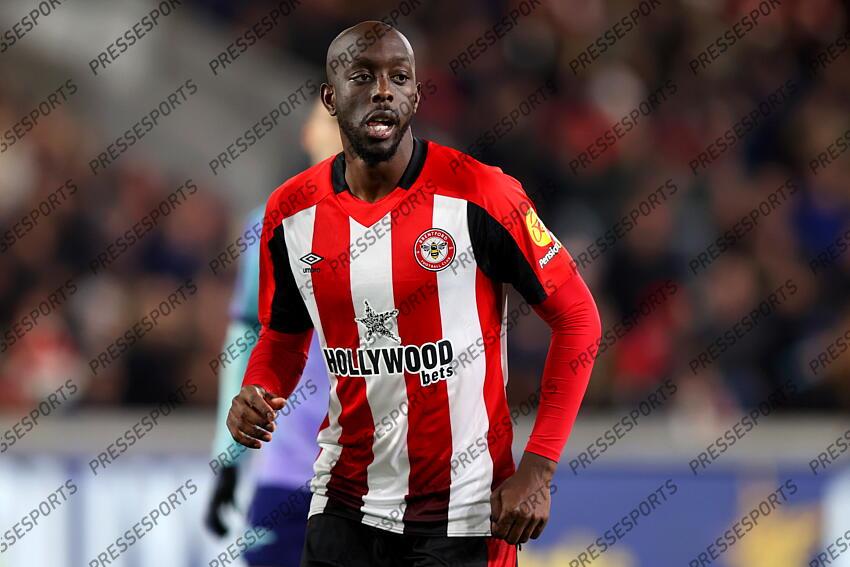 01 January 2025 - Premier League football - Brentford v Arsenal - Yoane Wissa of Brentford. (Photo by Mark Leech). BRENTFORD-ARSENAL (1-3) 