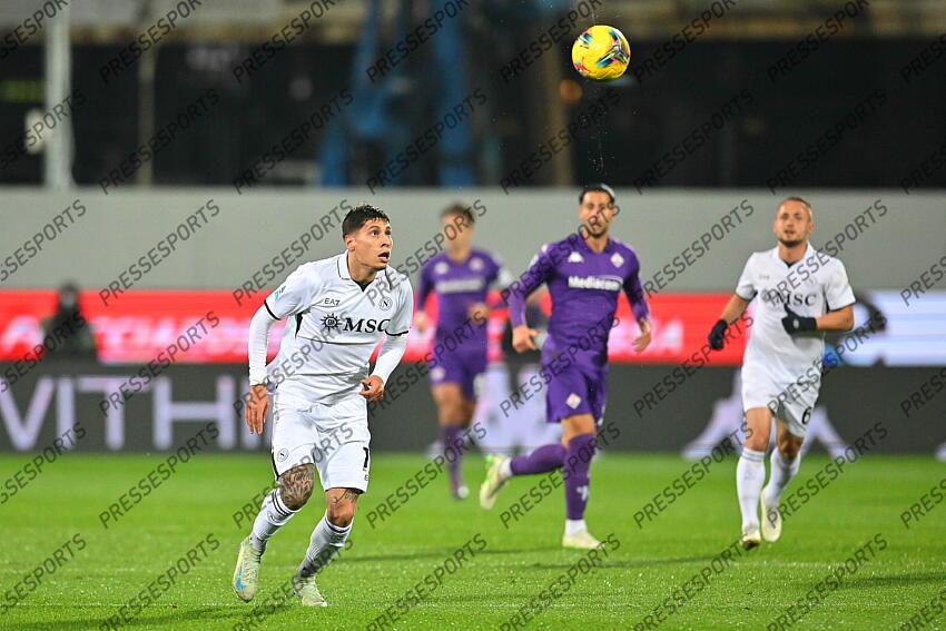 Foto IPP/Roberto Ramaccia Firenze 4/1/2025 Campionato di Calcio Serie A 2024/2025 Fiorentina vs Napoli Nella foto Mathías Olivera in azione Italy Photo Press - World Copyright FIORENTINA-NAPLES (0-3) 
