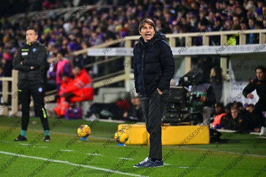 Foto IPP/Felice De Martino Firenze 04/01/2025 Calcio Campionato serie A 2024-2025 Fiorentina - Napoli Nella foto: Antonio Conte Italy Photo Press World Copyright FIORENTINA-NAPLES (0-3) 
